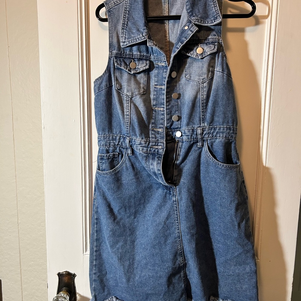 Joie Blue Denim Top